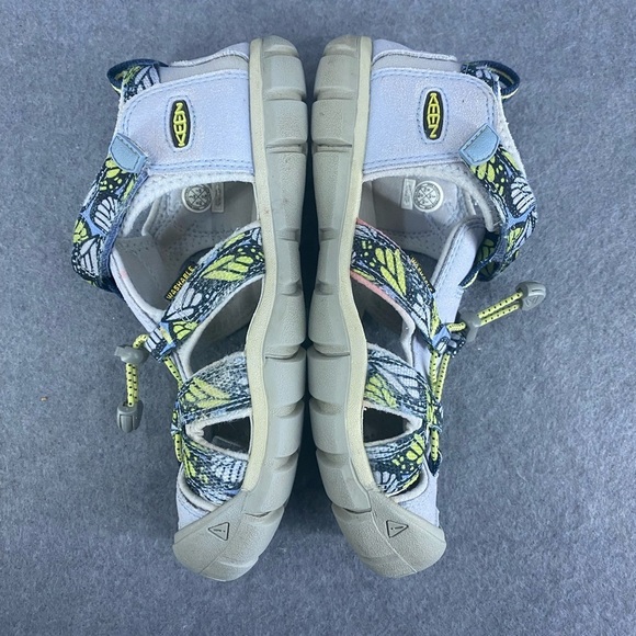 KEEN Seacamp 2CNX Closed Toe Sandal, Hydrangea/Sharp Green Size 3 Big Kid - Picture 10 of 11